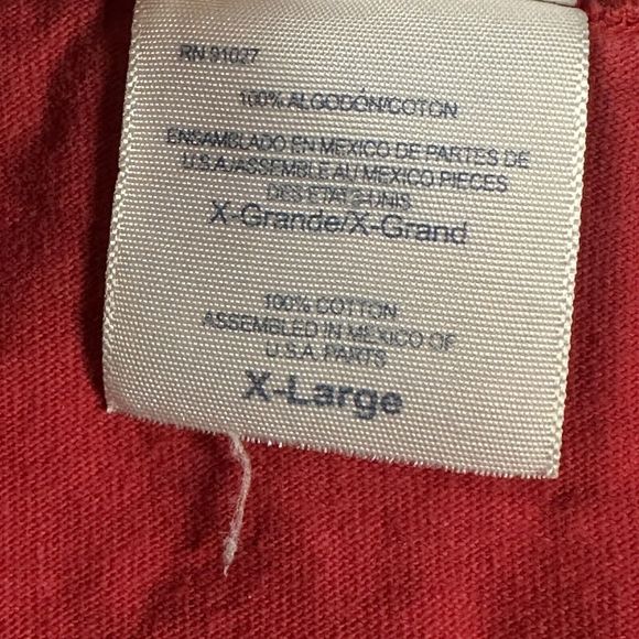 Vintage Shirt Adult XL Tank Top Red‎ Surfing Beach Hawaii Graphic Y2K - Picture 5 of 8